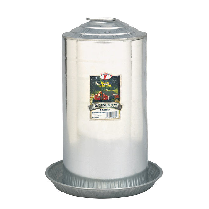 Galvanized Double Wall Fount