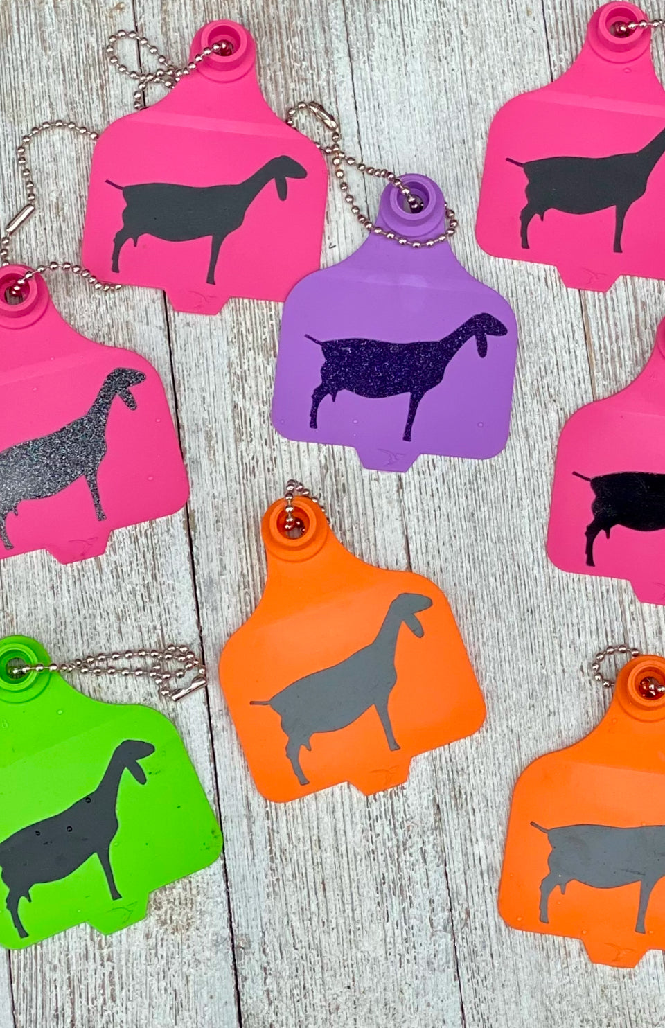 Nubian Doe Livestock Bag Tag / Keychain