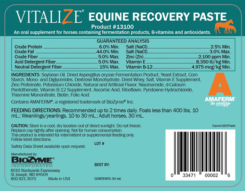 VitaliZe Equine Recovery Gel