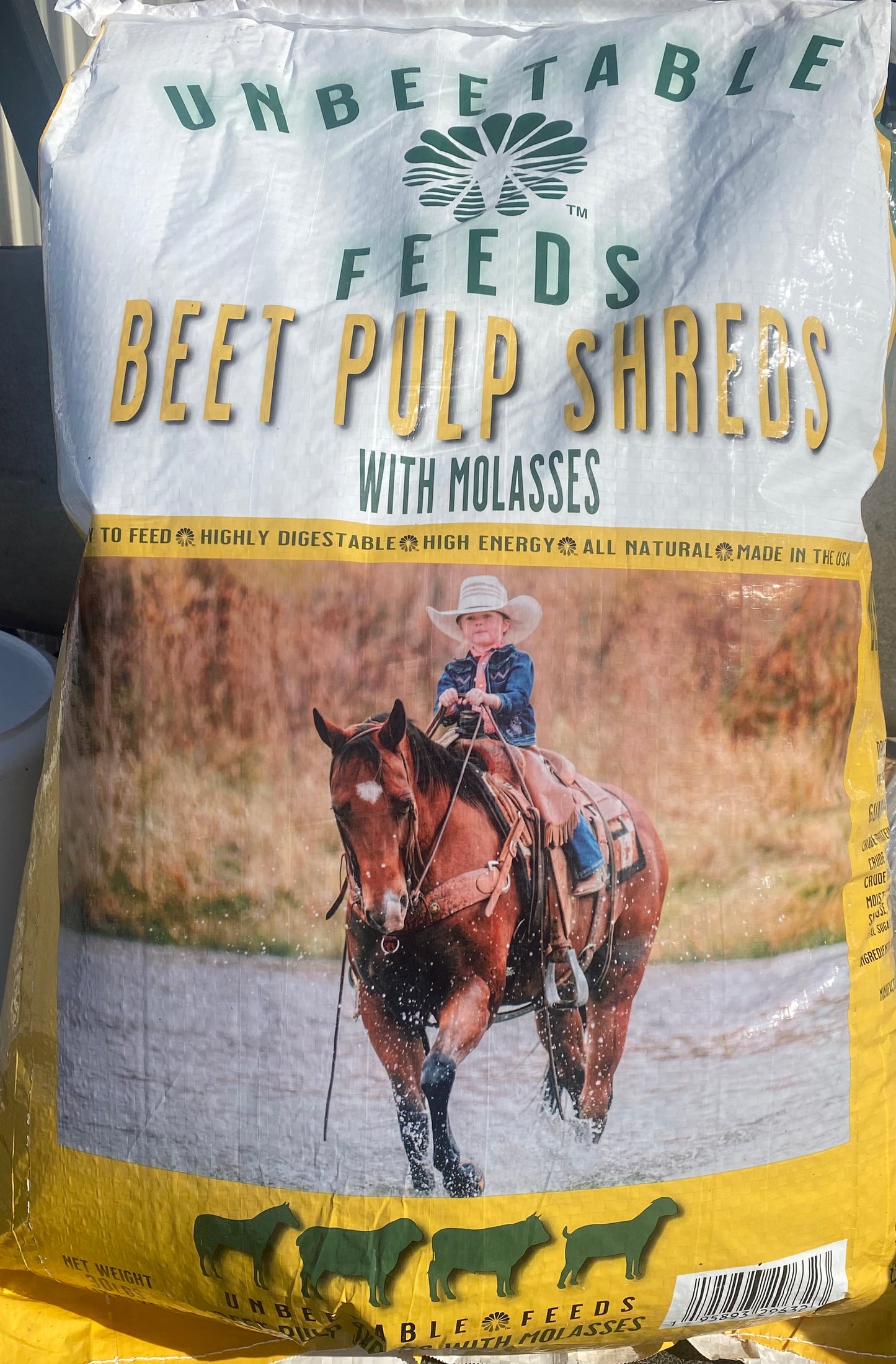 Shredded Beet Pulp (Molasses) 30 LB Bag