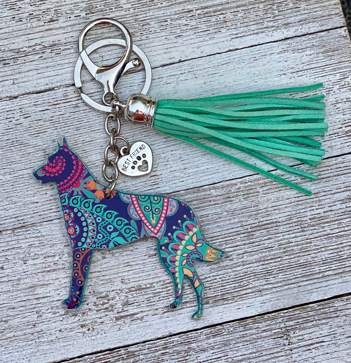 Belgian Malinois Keychain