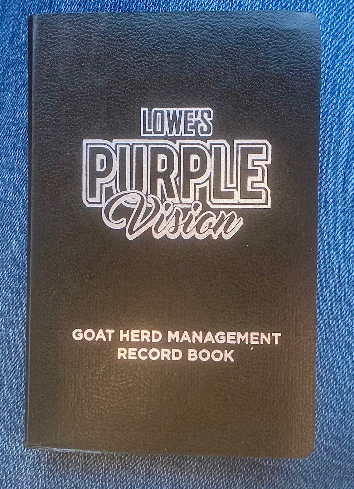 Purple Vision Goat Herd Management Book