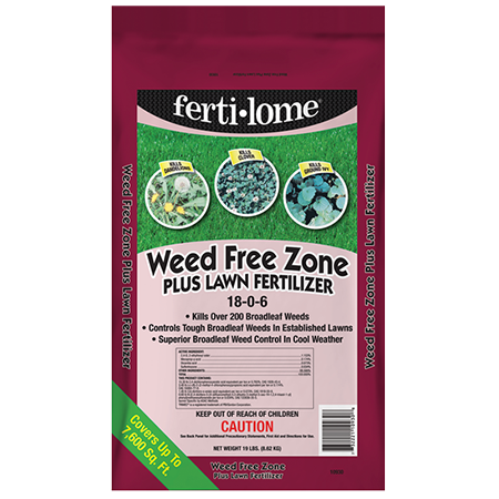 Ferti Lome Weed Free Zone Plus Lawn Fertilizer