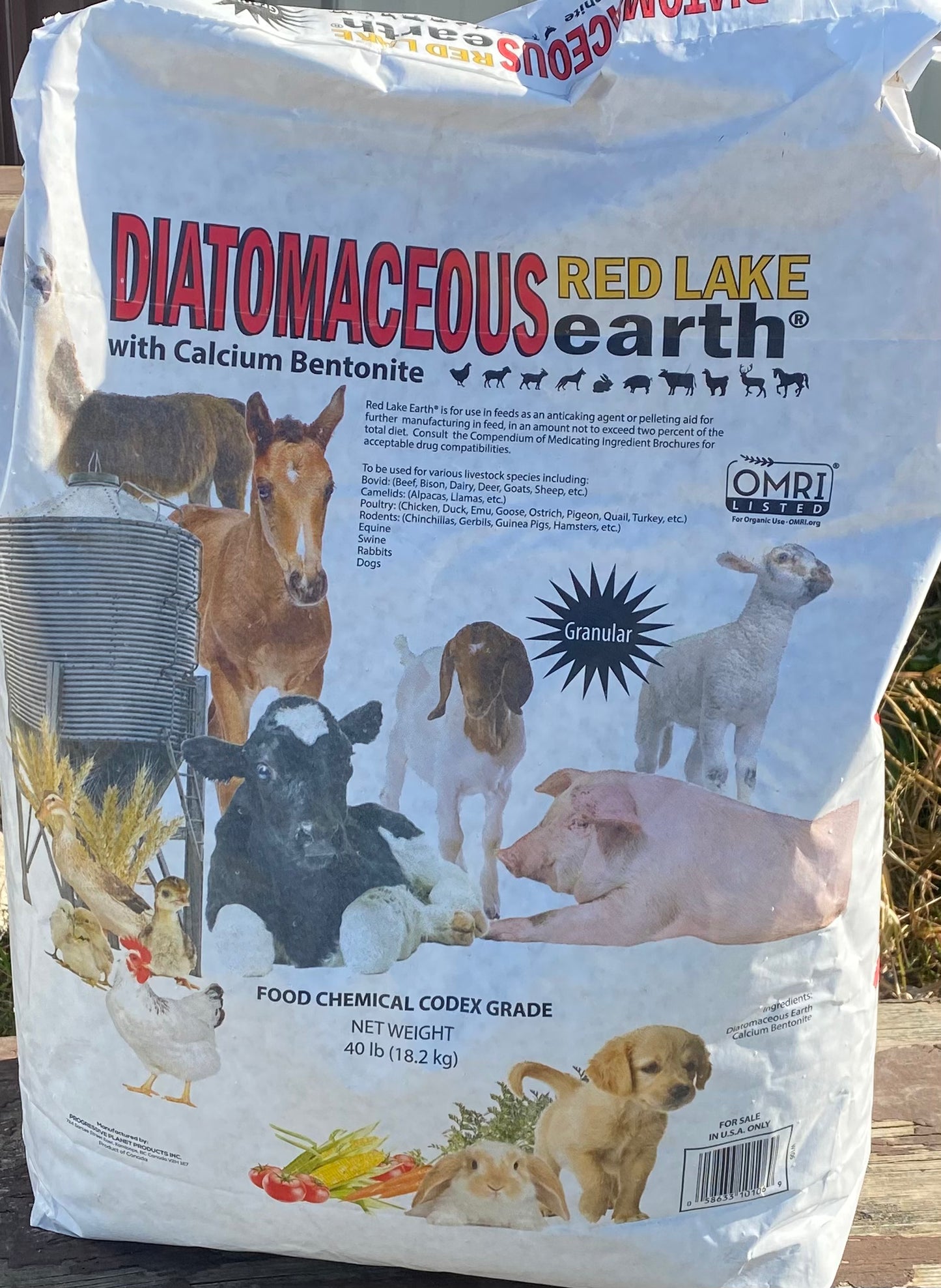 Red Lake Diatomaceous Earth 40 lb