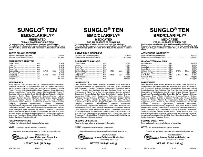 Sunglo TEN w/ BMD/CLARIFLY