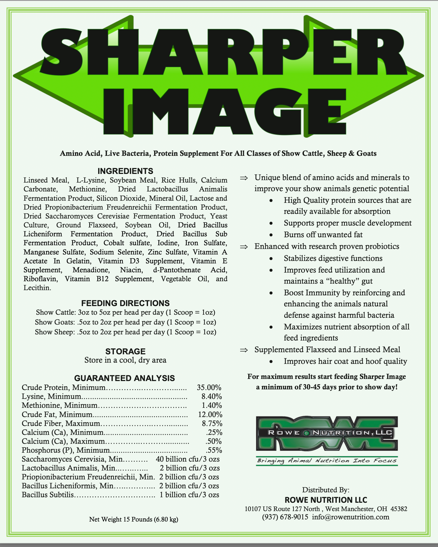 Rowe Sharper Image
