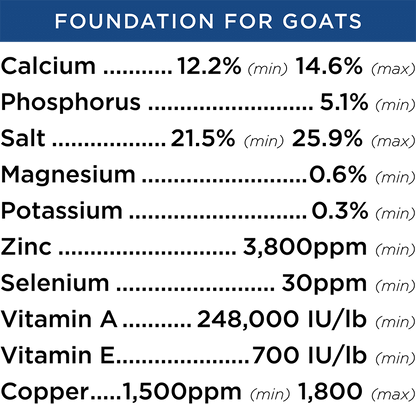 RSG Foundation Mineral Goat