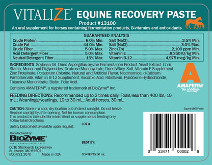VitaliZe Equine Recovery Gel
