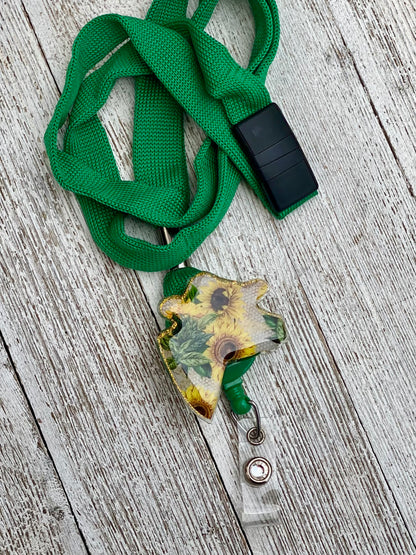 Dairy Cow Head Lanyard