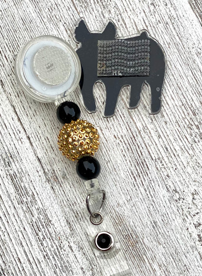 Show Pig Badge Reel