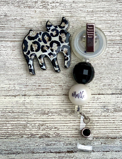 Show Pig Badge Reel