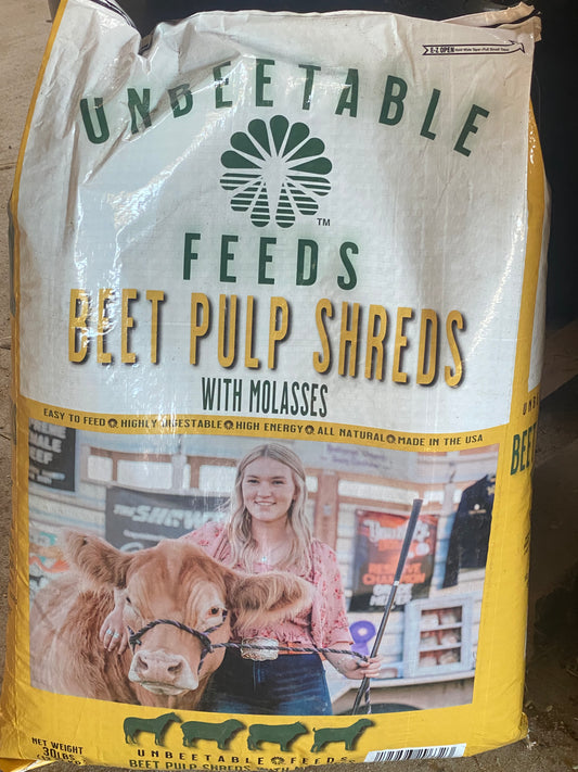 Shredded Beet Pulp (Molasses) 30 LB Bag