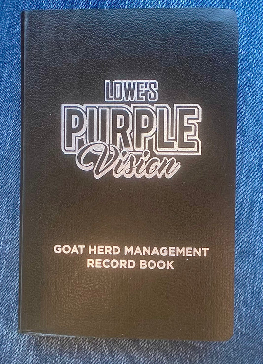 Purple Vision Goat Herd Management Book