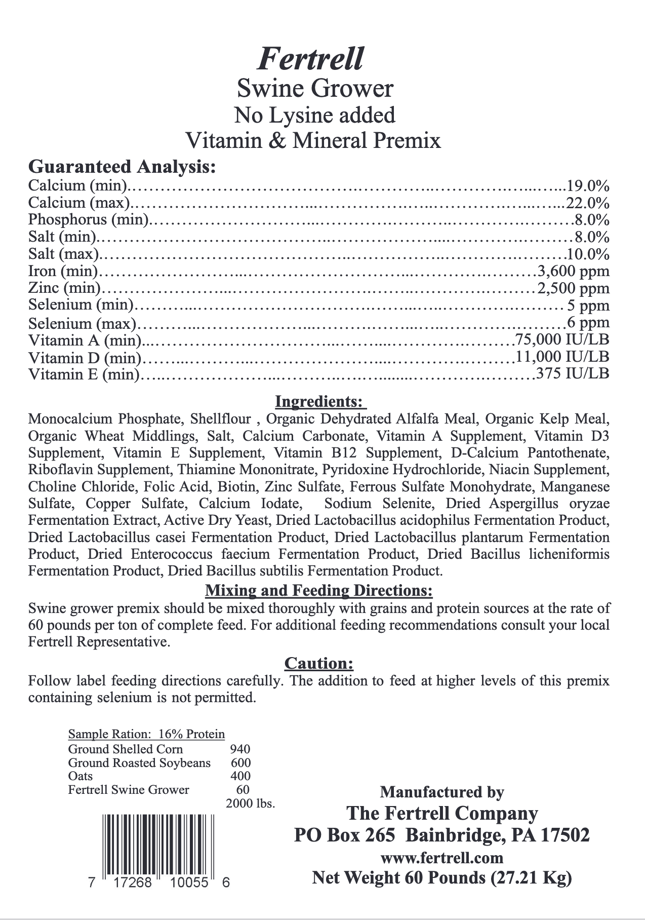 Fertrell Swine Nutri Balancer 60 lb